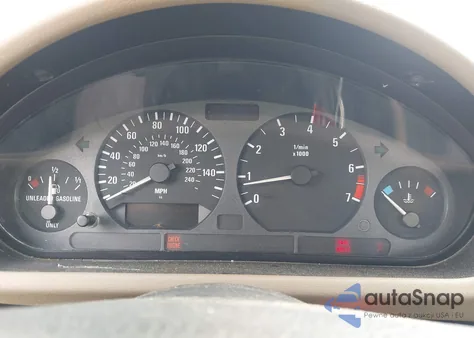 1997 BMW Z3 1.9L Roadster z USA, uszkodzony, nr VIN 4USCH7328VLB80648